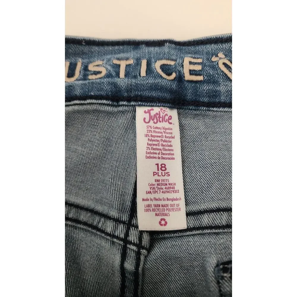 Girls Clothing Lot 3 Pieces Sz 18 Plus/20 Jeans & 2 Tops (1 New Top)